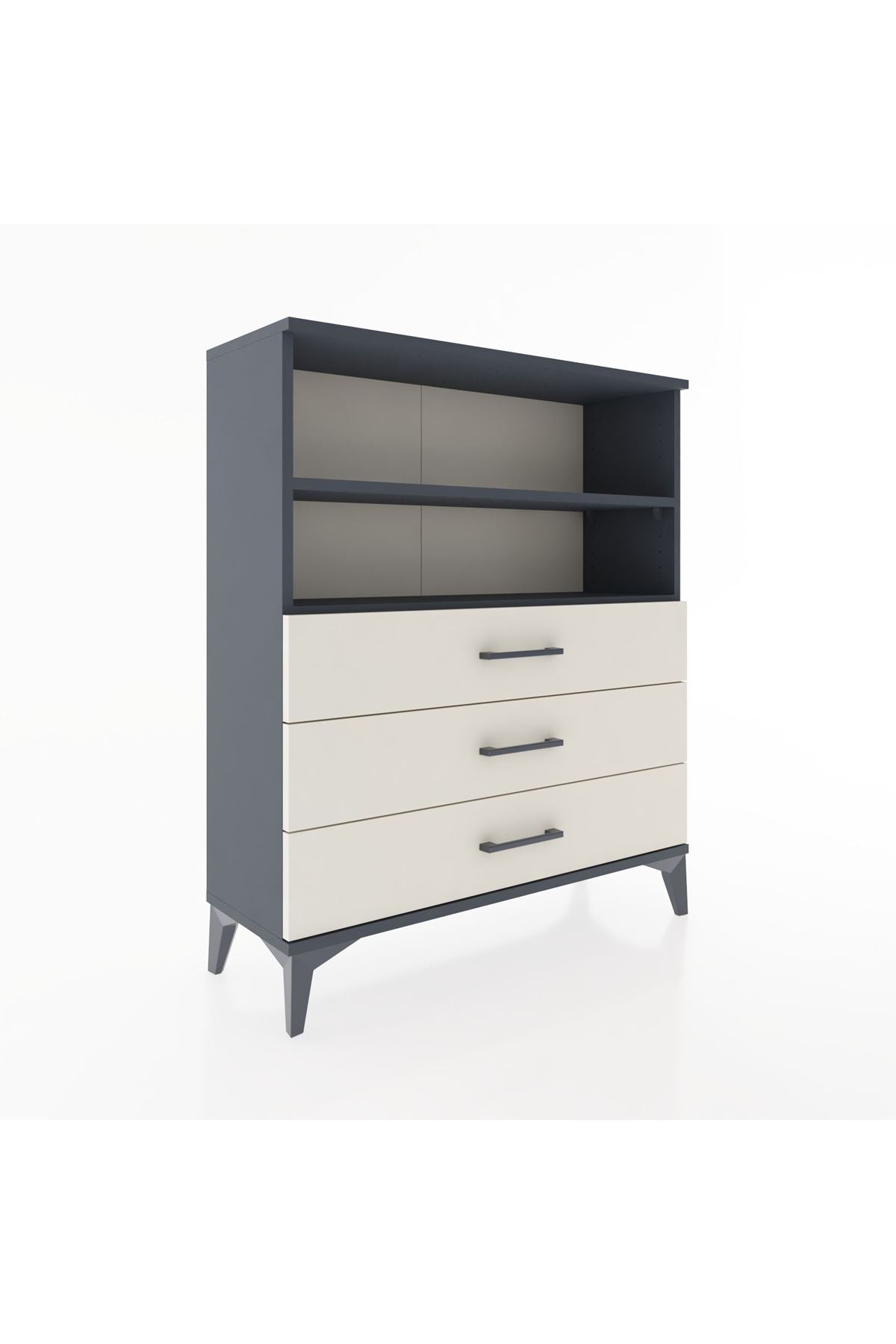 Arges Şifonyer 2 Raflı 3 Çekmeceli 88x30x106 - S05M018V4A