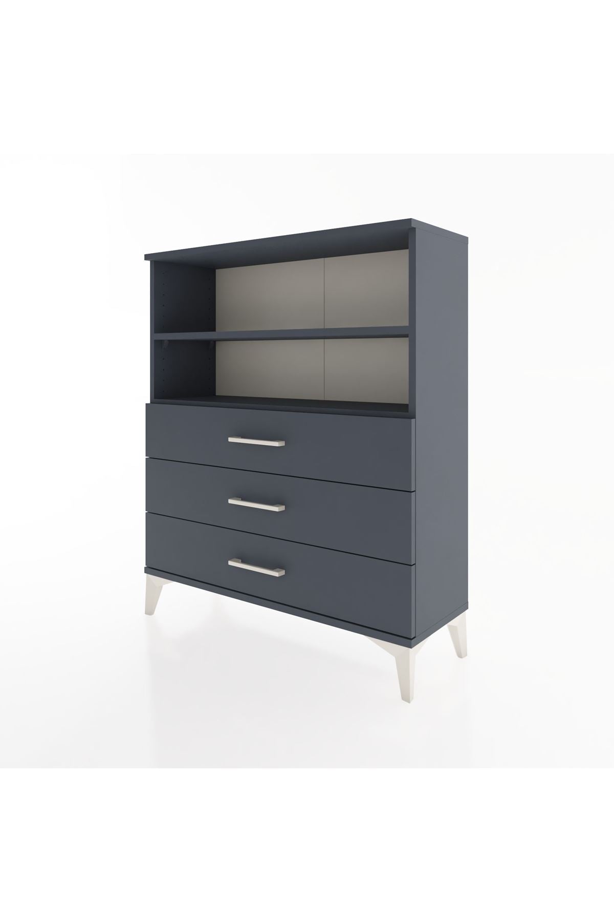 Arges Şifonyer 2 Raflı 3 Çekmeceli 88x30x106 - S05M018V5A