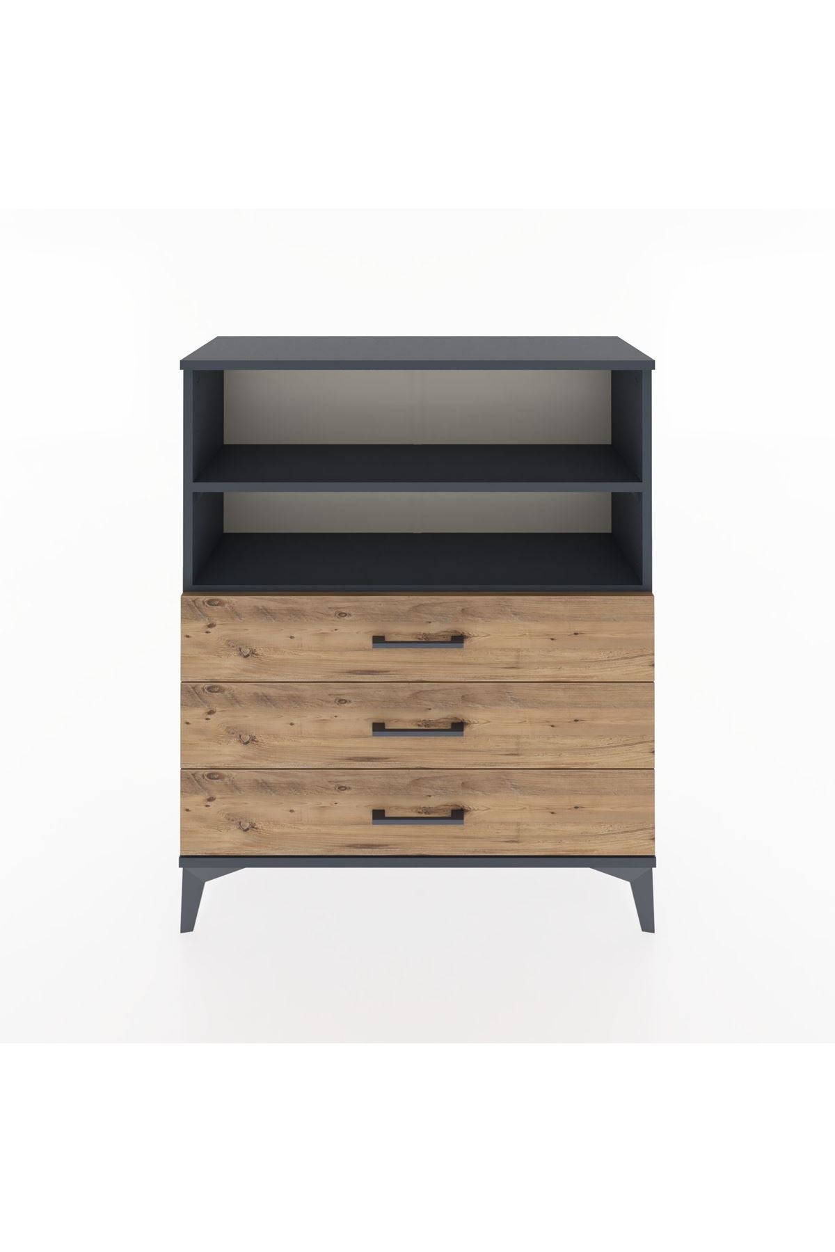 Arges Şifonyer 2 Raflı 3 Çekmeceli 88x30x106 - S05M018V6A