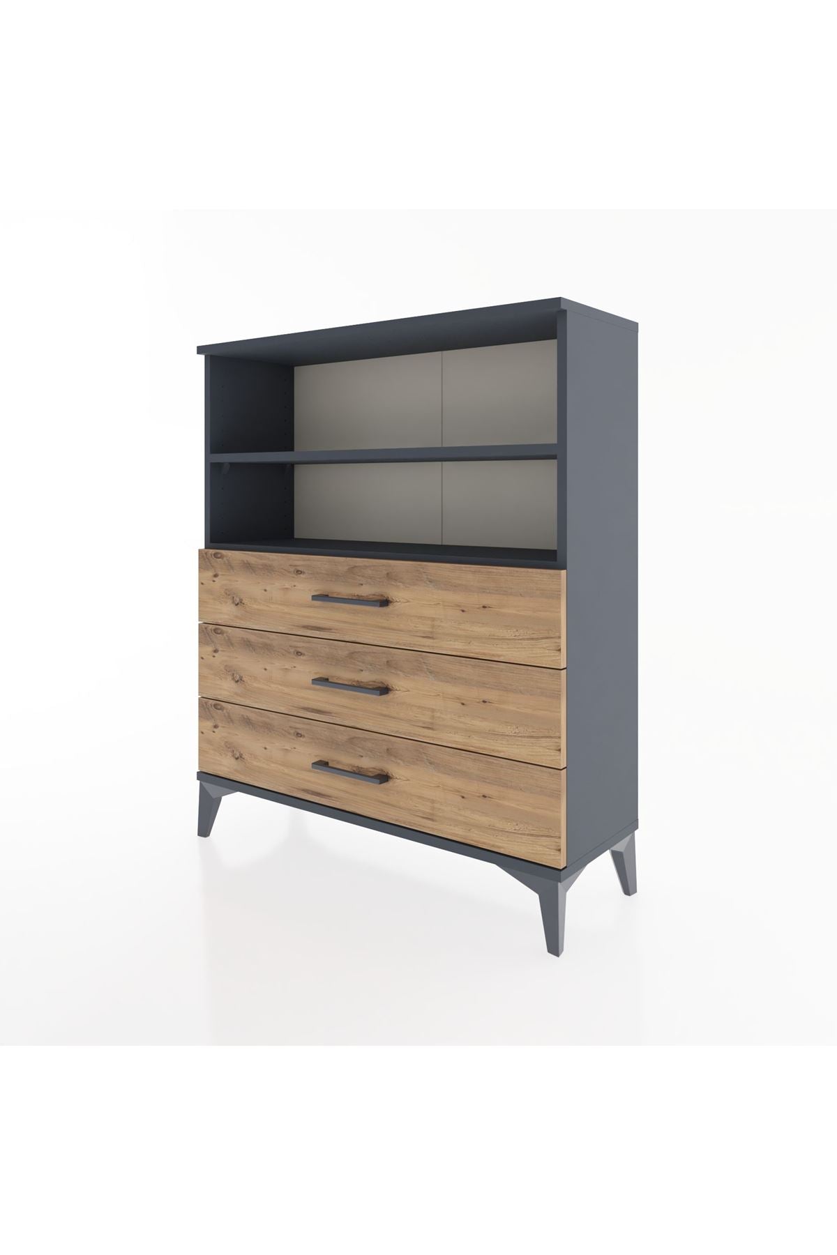 Arges Şifonyer 2 Raflı 3 Çekmeceli 88x30x106 - S05M018V6A