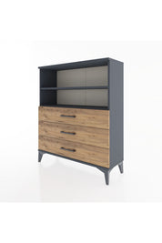 Arges Şifonyer 2 Raflı 3 Çekmeceli 88x30x106 - S05M018V6A