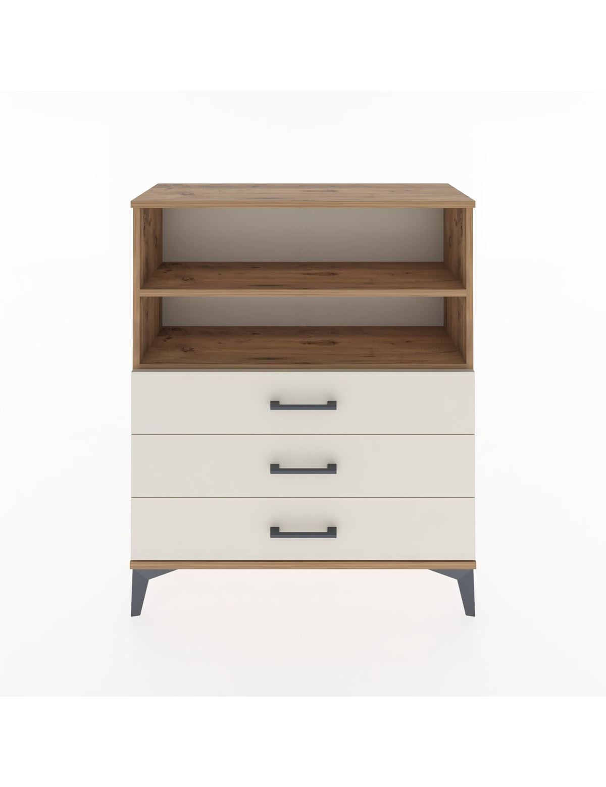 Arges Şifonyer 2 Raflı 3 Çekmeceli 88x30x106 - S05M018V7A