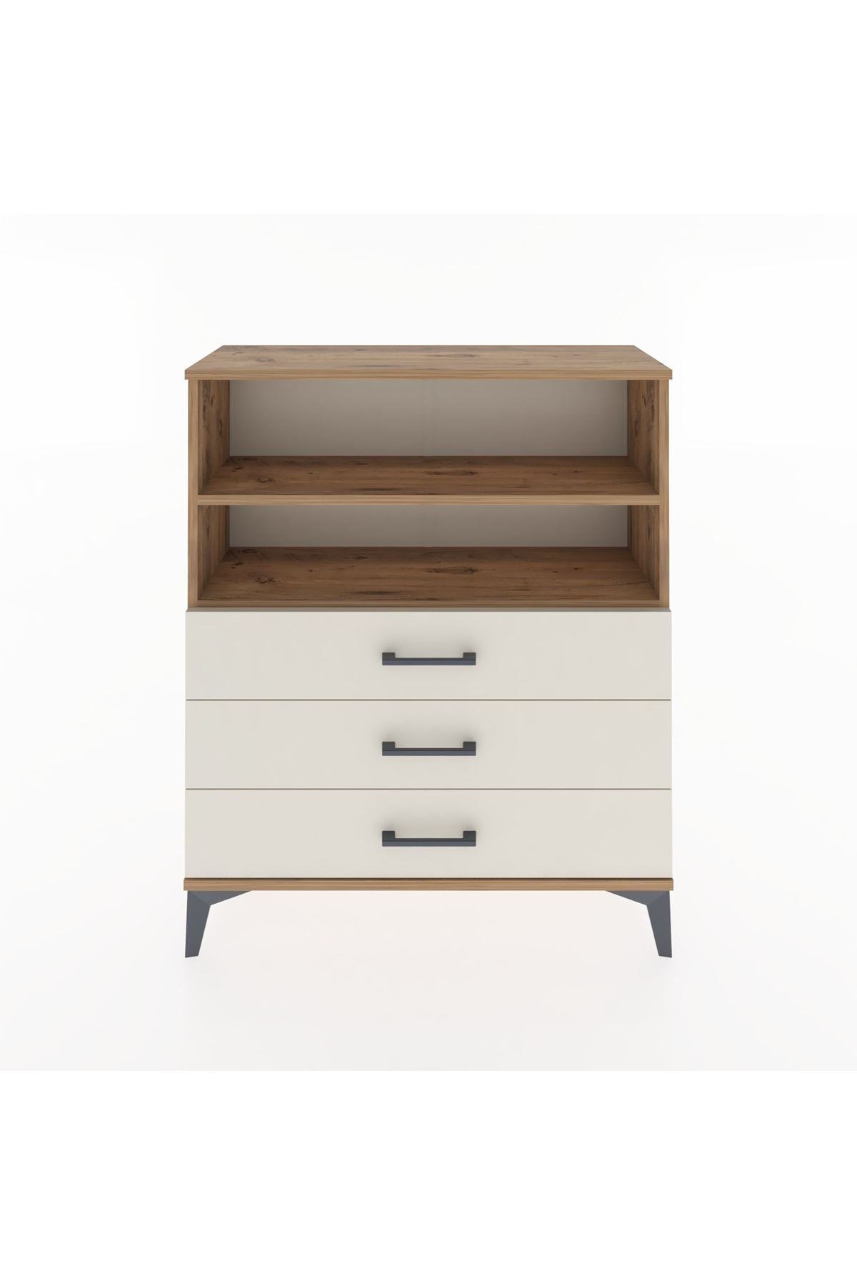 Arges Şifonyer 2 Raflı 3 Çekmeceli 88x30x106 - S05M018V7A