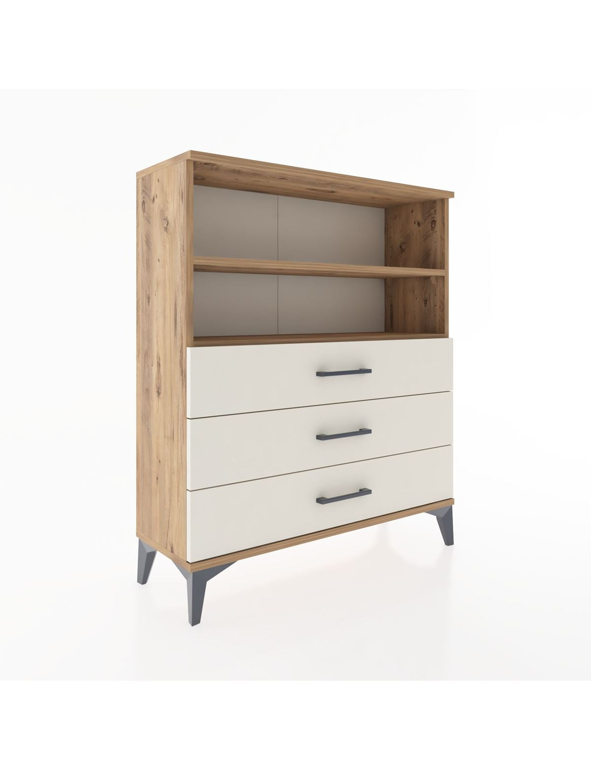 Arges Şifonyer 2 Raflı 3 Çekmeceli 88x30x106 - S05M018V7A