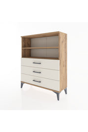 Arges Şifonyer 2 Raflı 3 Çekmeceli 88x30x106 - S05M018V7A