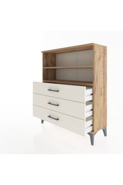 Arges Şifonyer 2 Raflı 3 Çekmeceli 88x30x106 - S05M018V7A