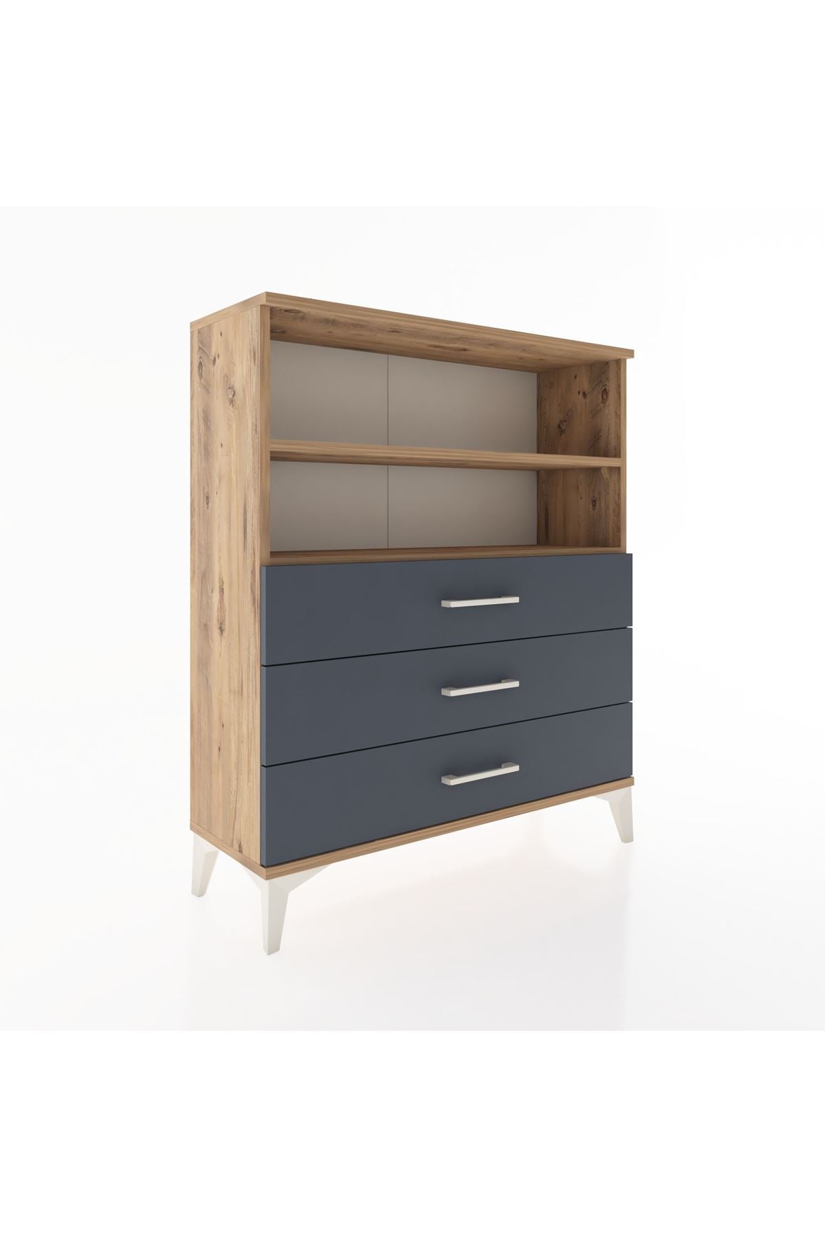 Arges Şifonyer 2 Raflı 3 Çekmeceli 88x30x106 - S05M018V8A