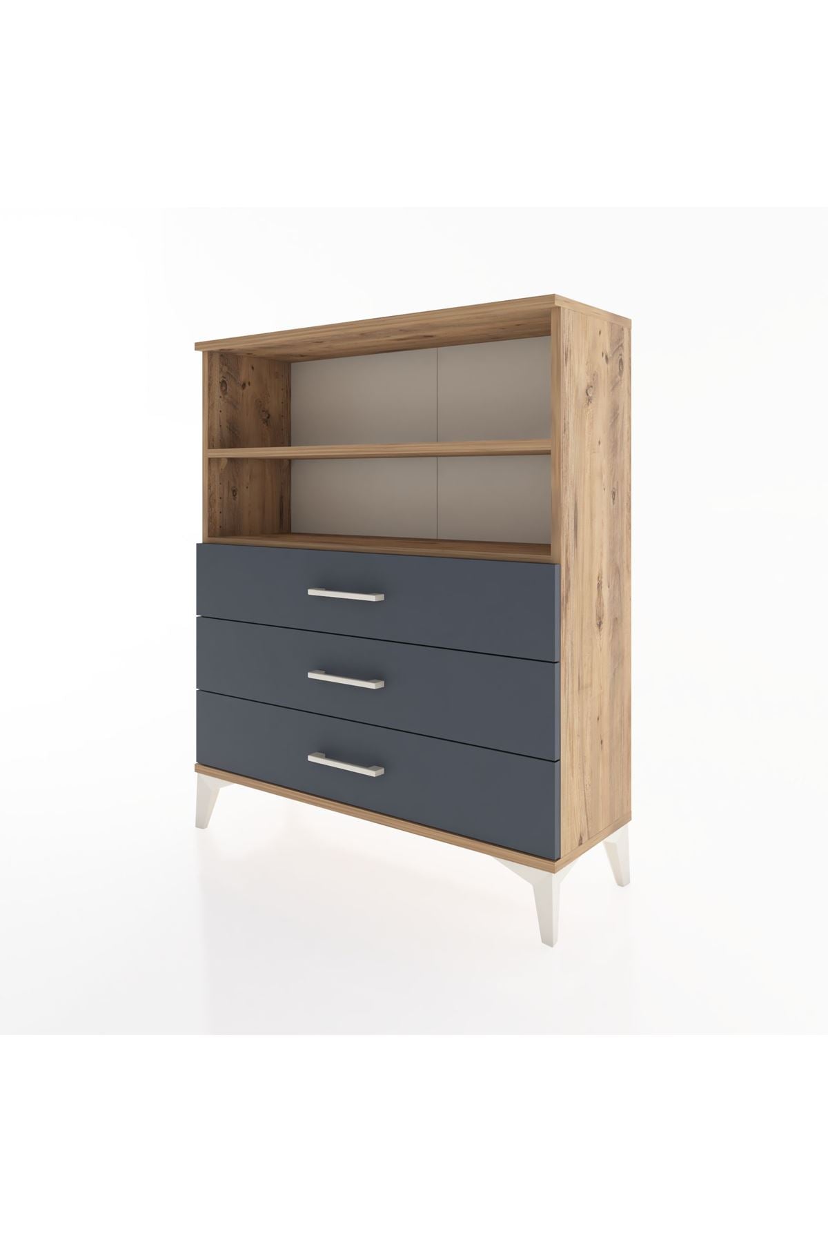 Arges Şifonyer 2 Raflı 3 Çekmeceli 88x30x106 - S05M018V8A