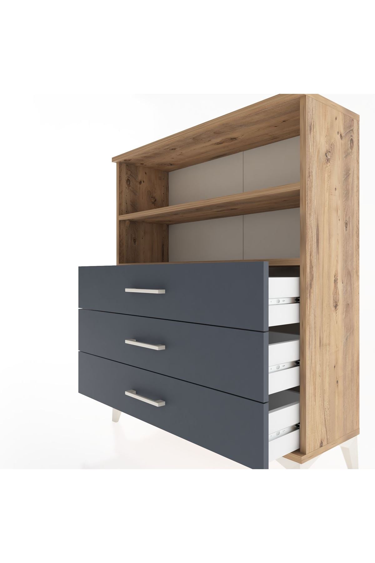 Arges Şifonyer 2 Raflı 3 Çekmeceli 88x30x106 - S05M018V8A