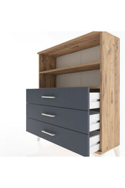 Arges Şifonyer 2 Raflı 3 Çekmeceli 88x30x106 - S05M018V8A