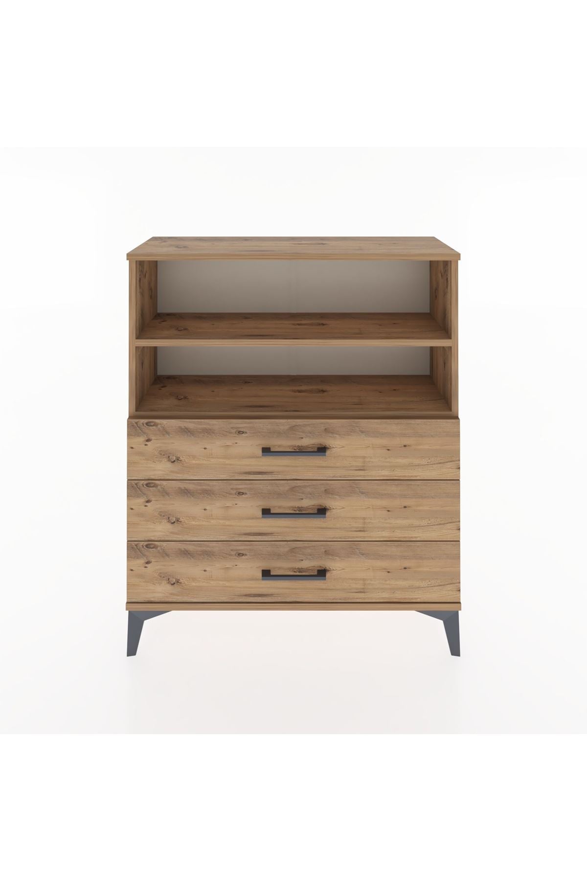 Arges Şifonyer 2 Raflı 3 Çekmeceli 88x30x106 - S05M018V9A