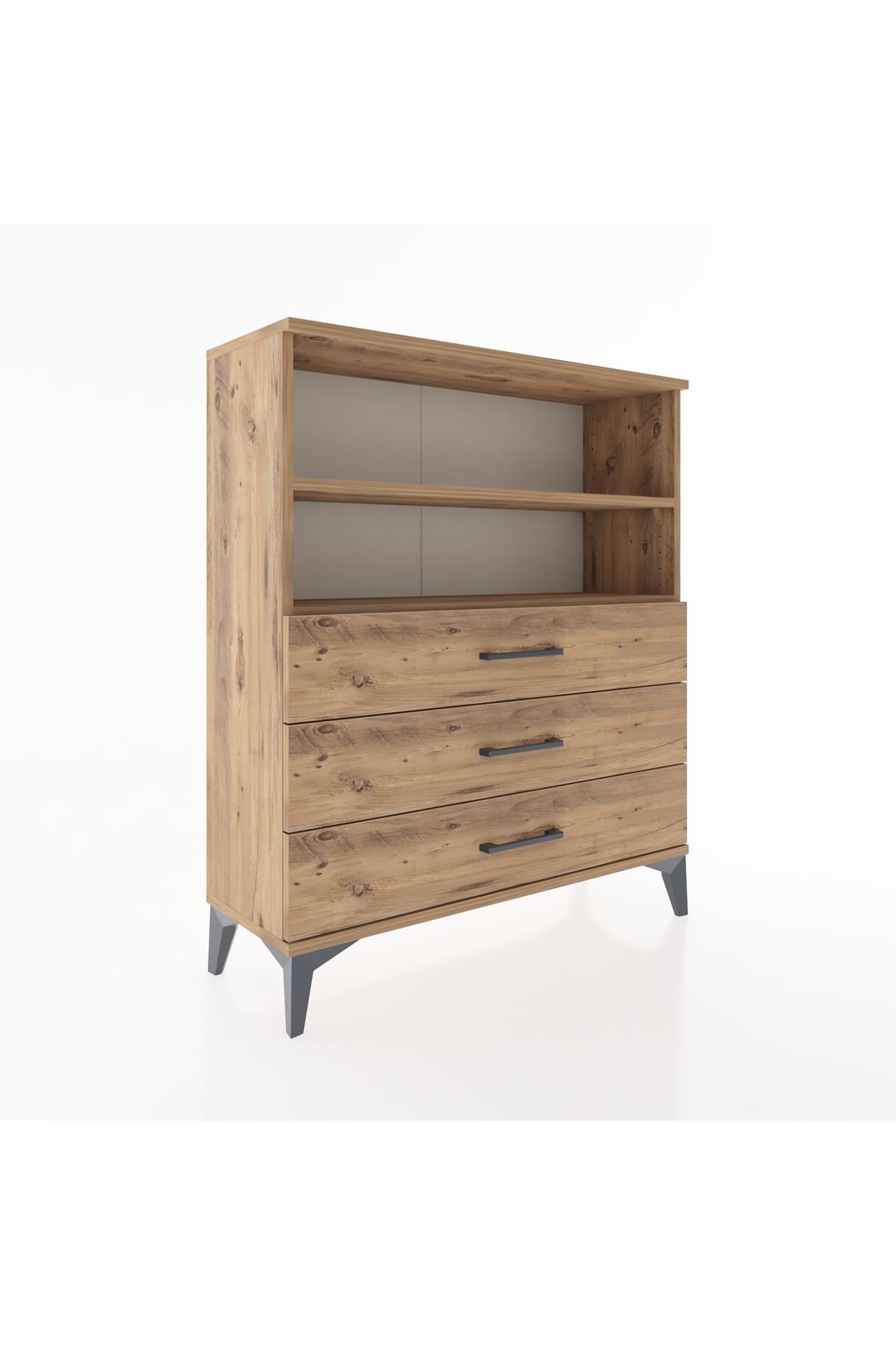 Arges Şifonyer 2 Raflı 3 Çekmeceli 88x30x106 - S05M018V9A