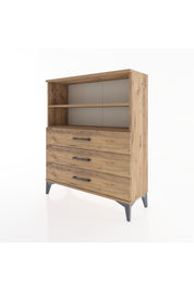 Arges Şifonyer 2 Raflı 3 Çekmeceli 88x30x106 - S05M018V9A