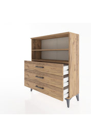 Arges Şifonyer 2 Raflı 3 Çekmeceli 88x30x106 - S05M018V9A