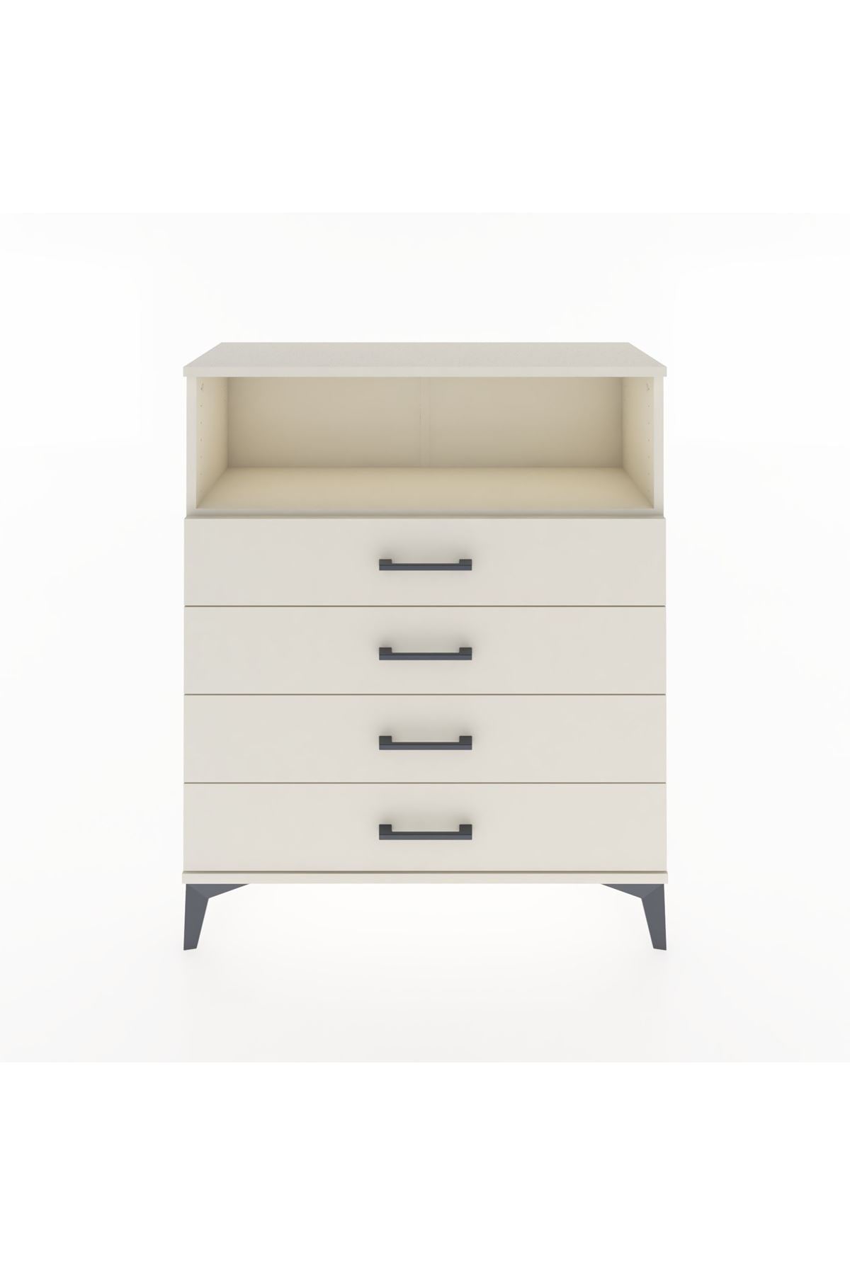 Arges Şifonyer Tek Raflı 4 Çekmeceli 88x30x106 - S05M019V1A