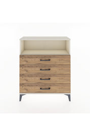 Arges Şifonyer Tek Raflı 4 Çekmeceli 88x30x106 - S05M019V3A