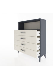 Arges Şifonyer Tek Raflı 4 Çekmeceli 88x30x106 - S05M019V4A