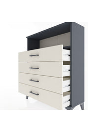 Arges Şifonyer Tek Raflı 4 Çekmeceli 88x30x106 - S05M019V4A