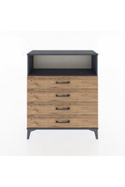 Arges Şifonyer Tek Raflı 4 Çekmeceli 88x30x106 - S05M019V6A