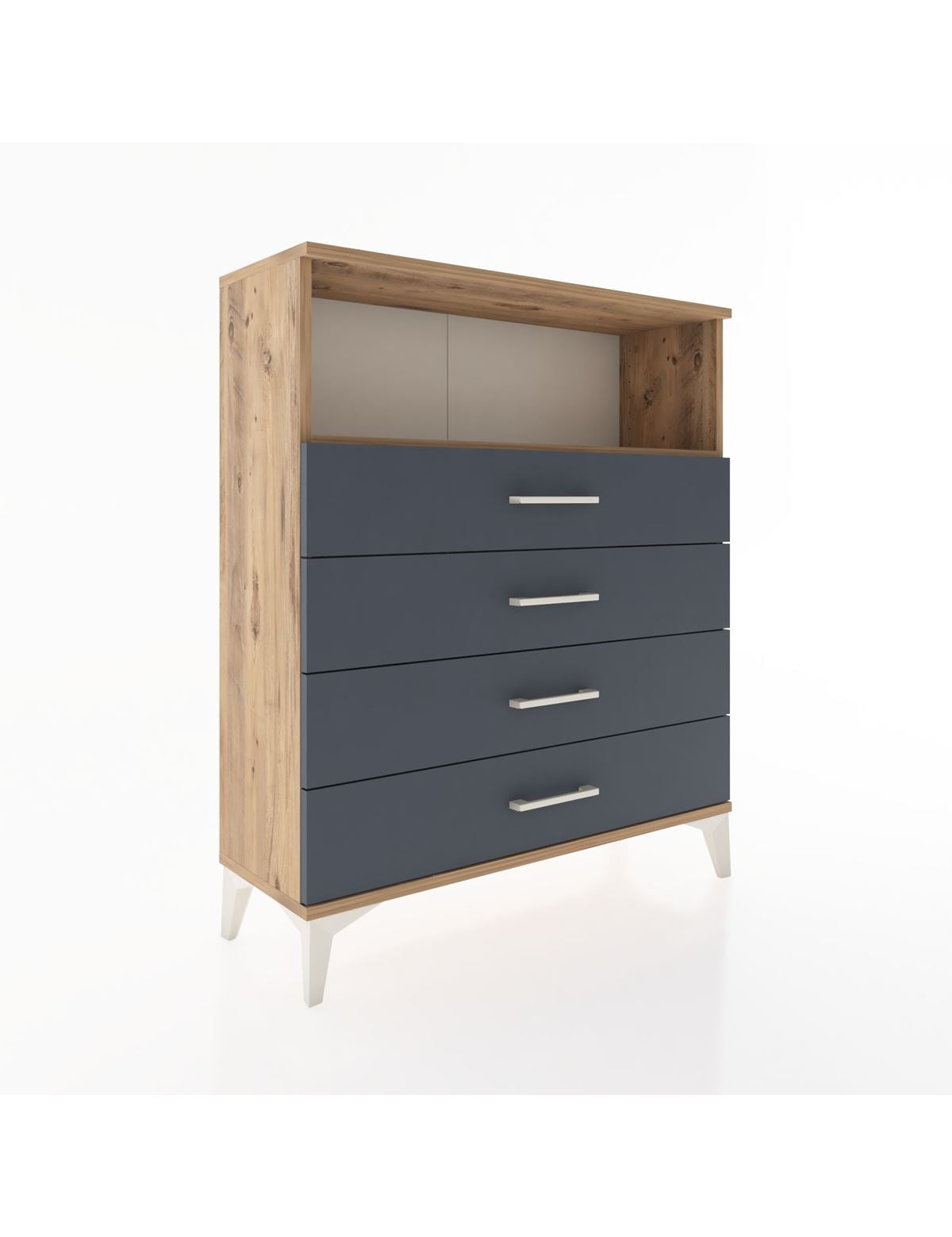 Arges Şifonyer Tek Raflı 4 Çekmeceli 88x30x106 - S05M019V8A