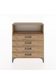 Arges Şifonyer Tek Raflı 4 Çekmeceli 88x30x106 - S05M019V9A