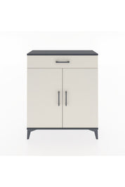 Arges Şifonyer Tek Raflı Tek Çekmeceli 2 Kapaklı 88x30x106 - S05M001V4A