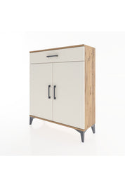 Arges Şifonyer Tek Raflı Tek Çekmeceli 2 Kapaklı 88x30x106 - S05M001V7A