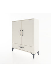 Arges Şifonyer 2 Raflı Tek Çekmeceli 2 Kapaklı 88x30x106 - S05M002V1A
