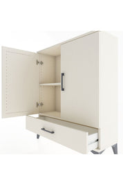 Arges Şifonyer 2 Raflı Tek Çekmeceli 2 Kapaklı 88x30x106 - S05M002V1A