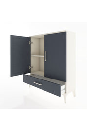 Arges Şifonyer 2 Raflı Tek Çekmeceli 2 Kapaklı 88x30x106 - S05M002V2A