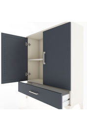 Arges Şifonyer 2 Raflı Tek Çekmeceli 2 Kapaklı 88x30x106 - S05M002V2A