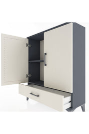 Arges Şifonyer 2 Raflı Tek Çekmeceli 2 Kapaklı 88x30x106 - S05M002V4A