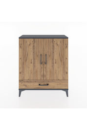 Arges Şifonyer 2 Raflı Tek Çekmeceli 2 Kapaklı 88x30x106 - S05M002V6A
