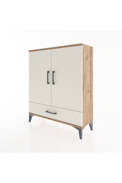 Arges Şifonyer 2 Raflı Tek Çekmeceli 2 Kapaklı 88x30x106 - S05M002V7A
