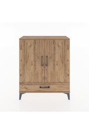 Arges Şifonyer 2 Raflı Tek Çekmeceli 2 Kapaklı 88x30x106 - S05M002V9A
