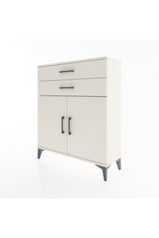 Arges Şifonyer 2 Raflı 2 Çekmeceli 2 Kapaklı 88x30x106 - S05M003V1A