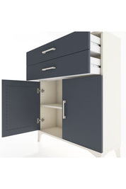 Arges Şifonyer 2 Raflı 2 Çekmeceli 2 Kapaklı 88x30x106 - S05M003V2A