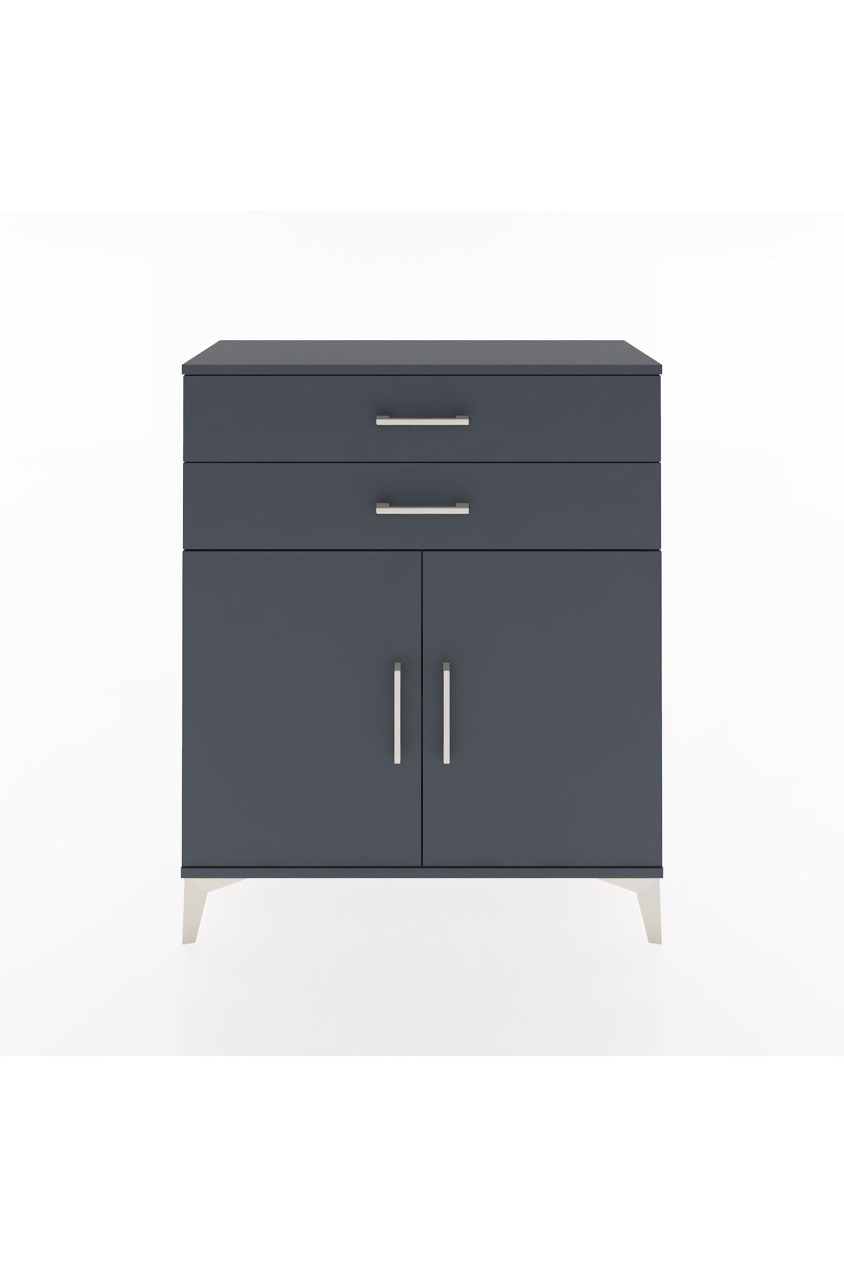 Arges Şifonyer 2 Raflı 2 Çekmeceli 2 Kapaklı 88x30x106 - S05M003V5A