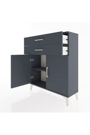 Arges Şifonyer 2 Raflı 2 Çekmeceli 2 Kapaklı 88x30x106 - S05M003V5A