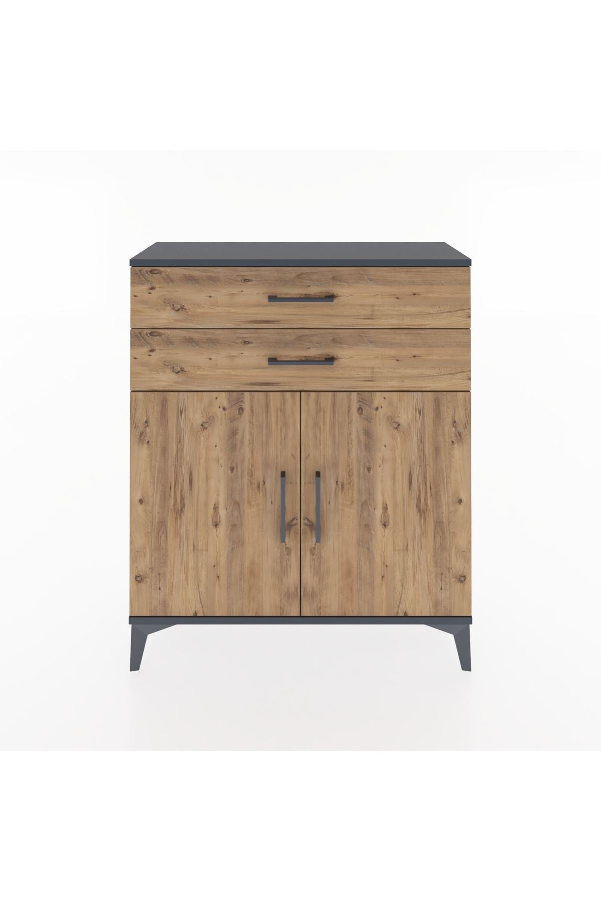 Arges Şifonyer 2 Raflı 2 Çekmeceli 2 Kapaklı 88x30x106 - S05M003V6A
