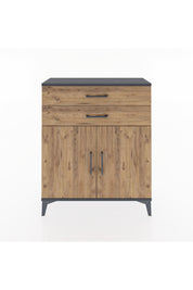 Arges Şifonyer 2 Raflı 2 Çekmeceli 2 Kapaklı 88x30x106 - S05M003V6A