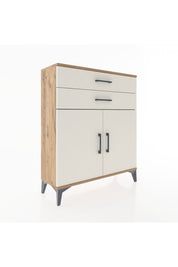 Arges Şifonyer 2 Raflı 2 Çekmeceli 2 Kapaklı 88x30x106 - S05M003V7A