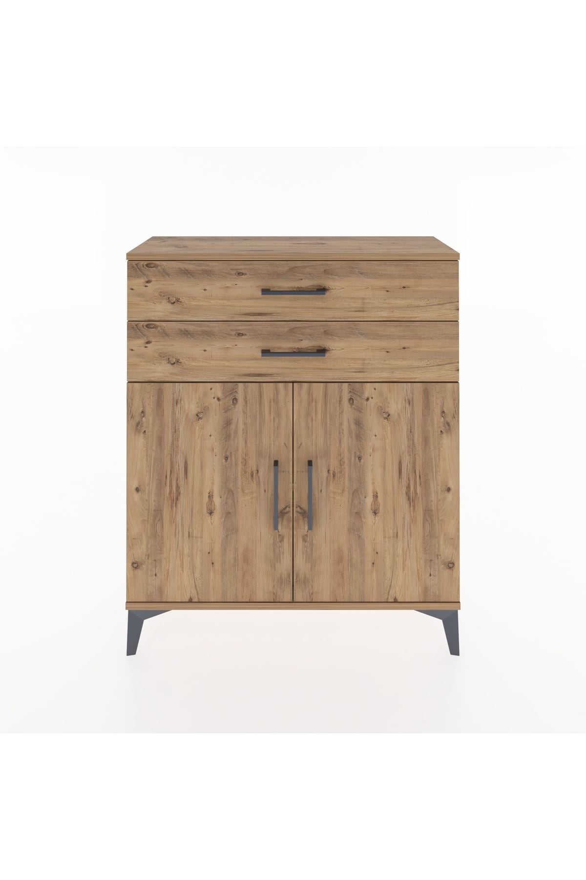 Arges Şifonyer 2 Raflı 2 Çekmeceli 2 Kapaklı 88x30x106 - S05M003V9A
