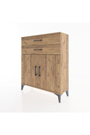 Arges Şifonyer 2 Raflı 2 Çekmeceli 2 Kapaklı 88x30x106 - S05M003V9A