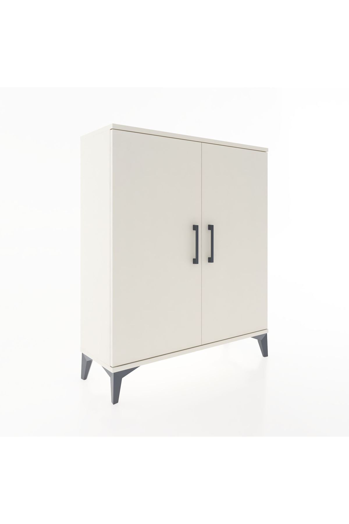 Arges Şifonyer Tek Raflı 2 Kapaklı 88x30x106 - S05M004V1A