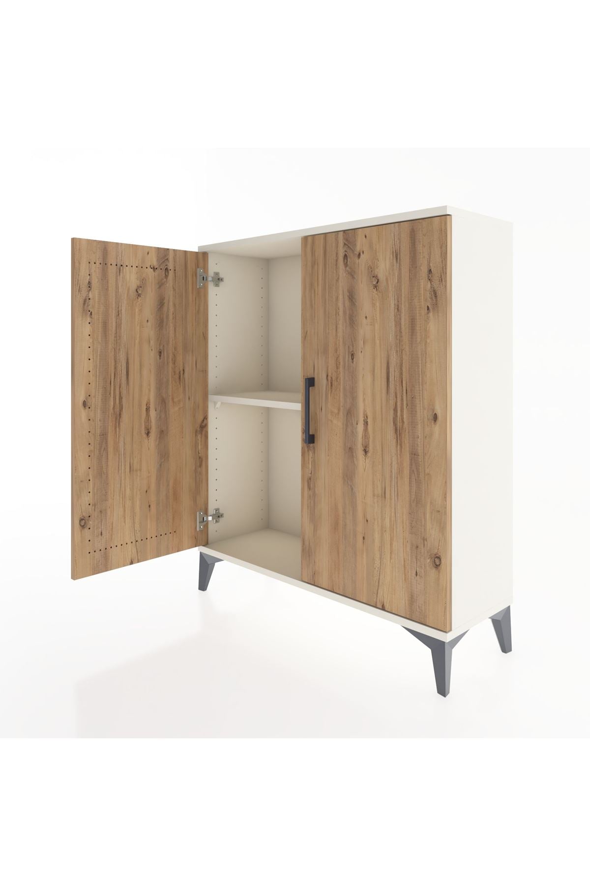 Arges Şifonyer Tek Raflı 2 Kapaklı 88x30x106 - S05M004V3A
