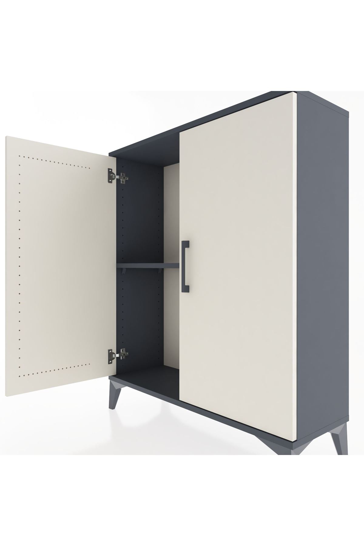 Arges Şifonyer Tek Raflı 2 Kapaklı 88x30x106 - S05M004V4A
