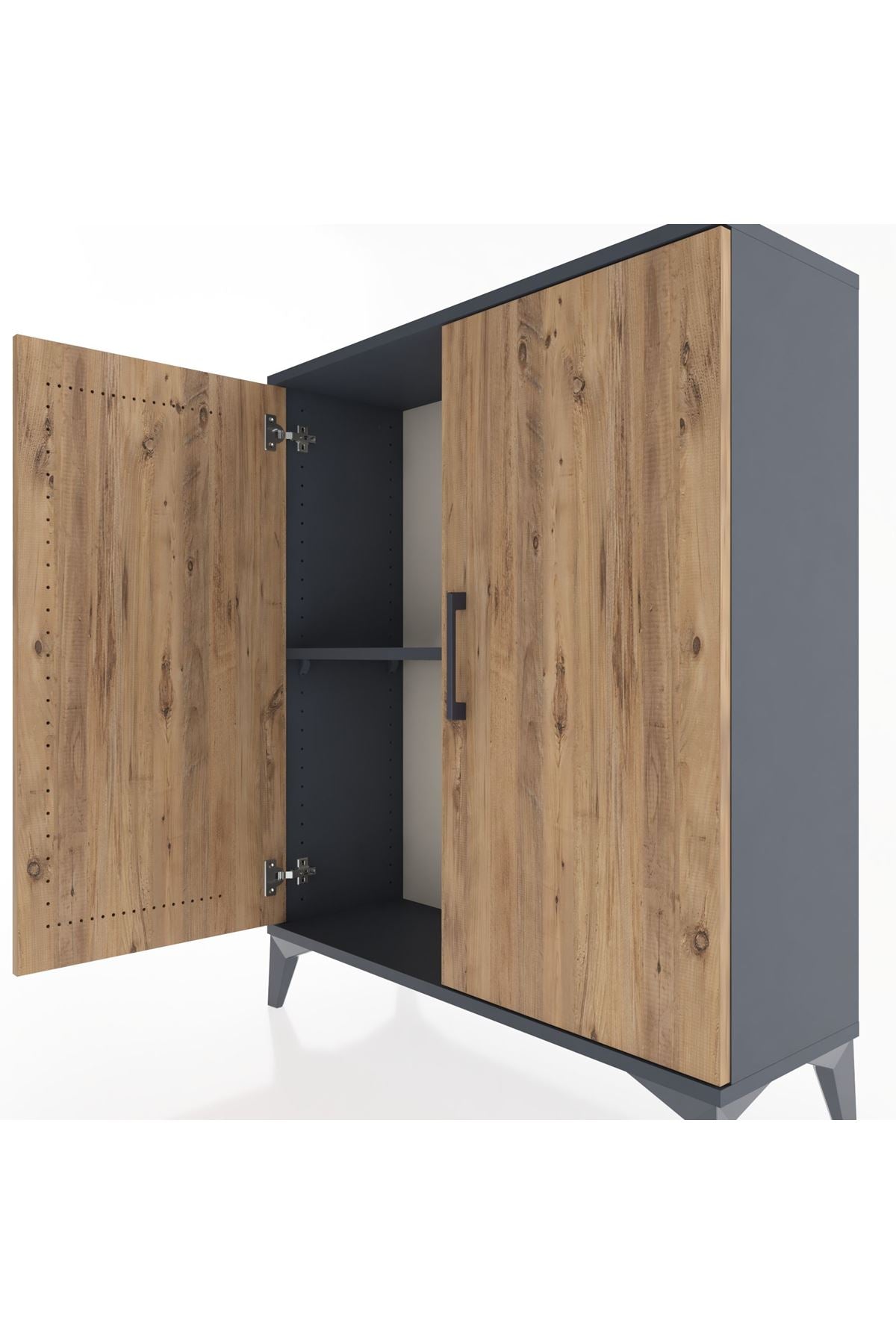 Arges Şifonyer Tek Raflı 2 Kapaklı 88x30x106 - S05M004V6A