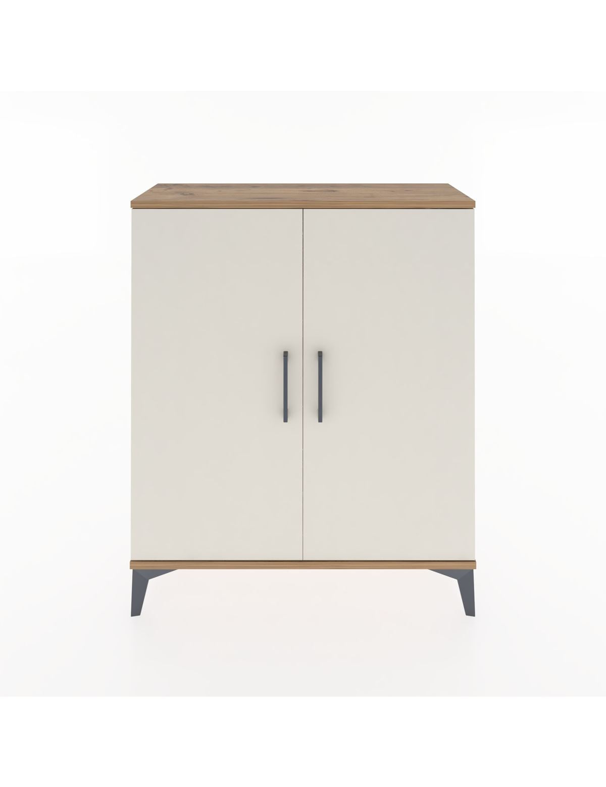 Arges Şifonyer Tek Raflı 2 Kapaklı 88x30x106 - S05M004V7A