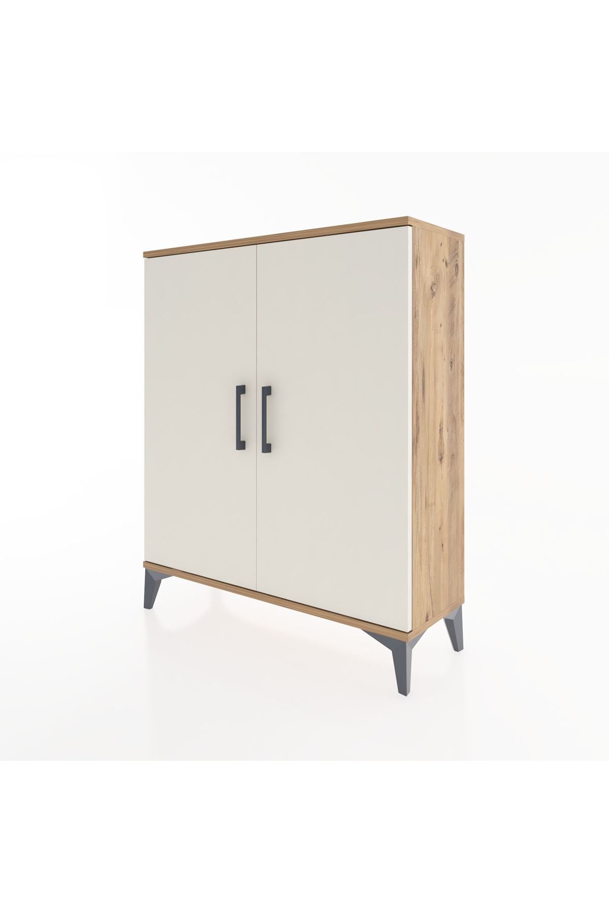 Arges Şifonyer Tek Raflı 2 Kapaklı 88x30x106 - S05M004V7A
